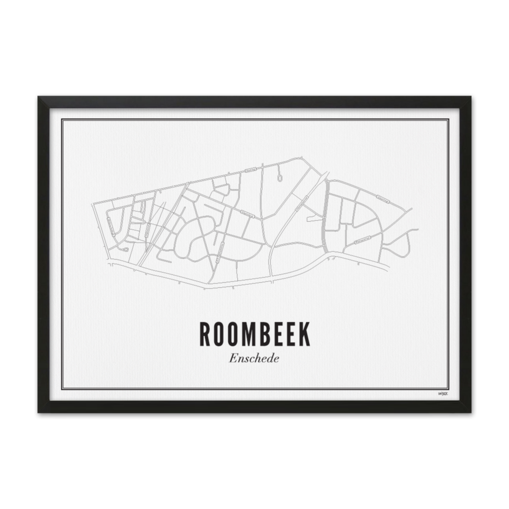 Poster of Enschede - Roombeek | WIJCK.