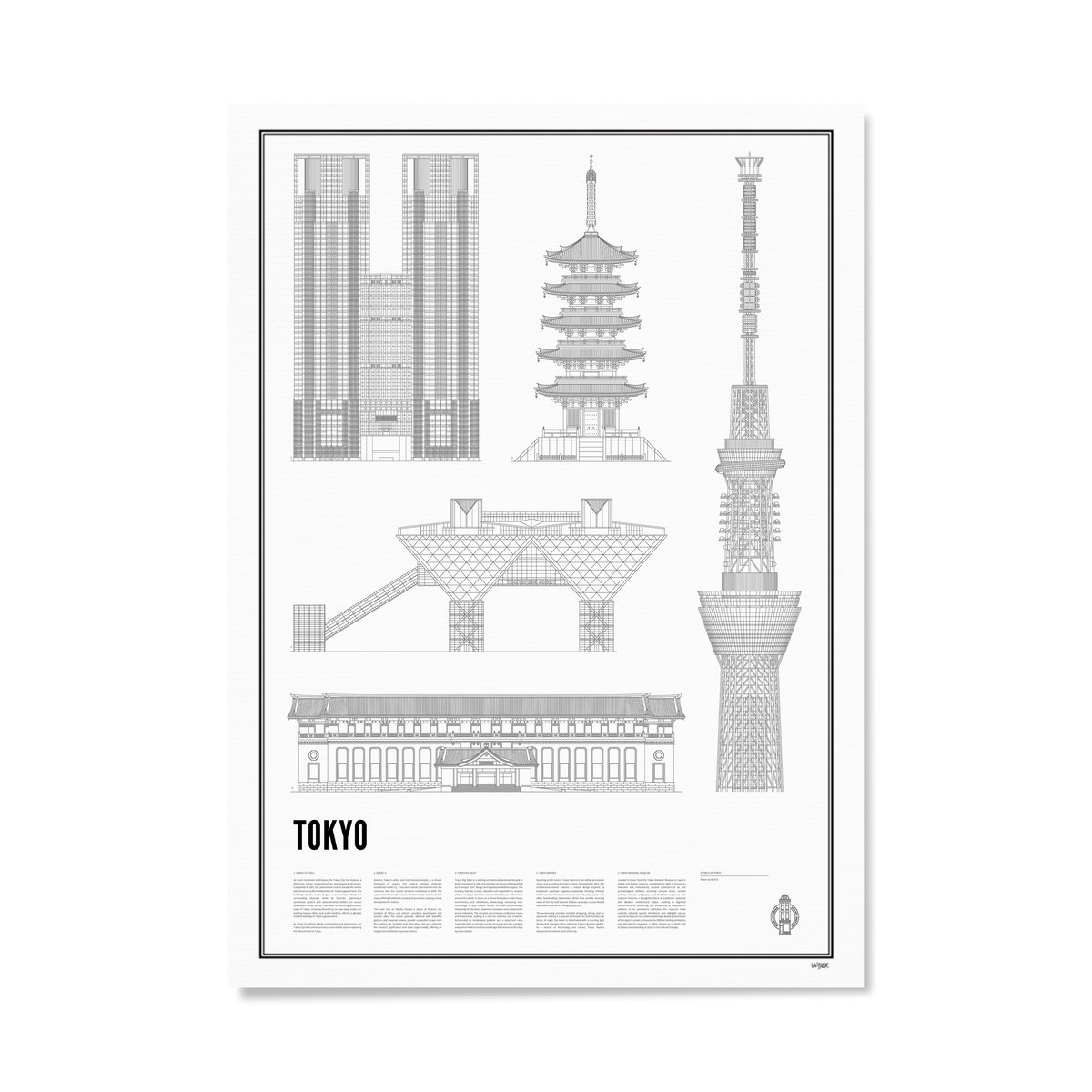 Poster of Iconics of Tokyo | WIJCK.