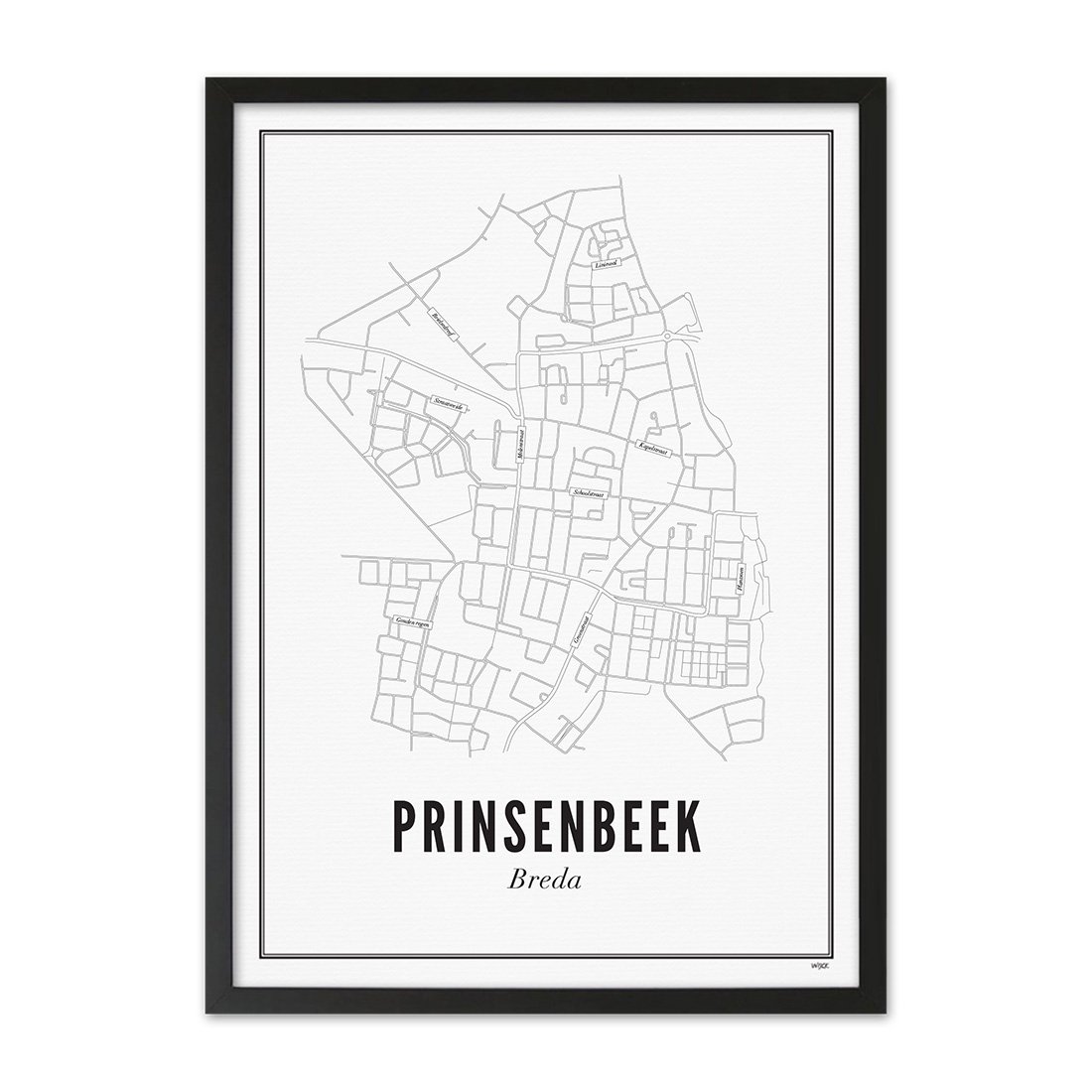 Poster of Prinsenbeek - City | WIJCK.