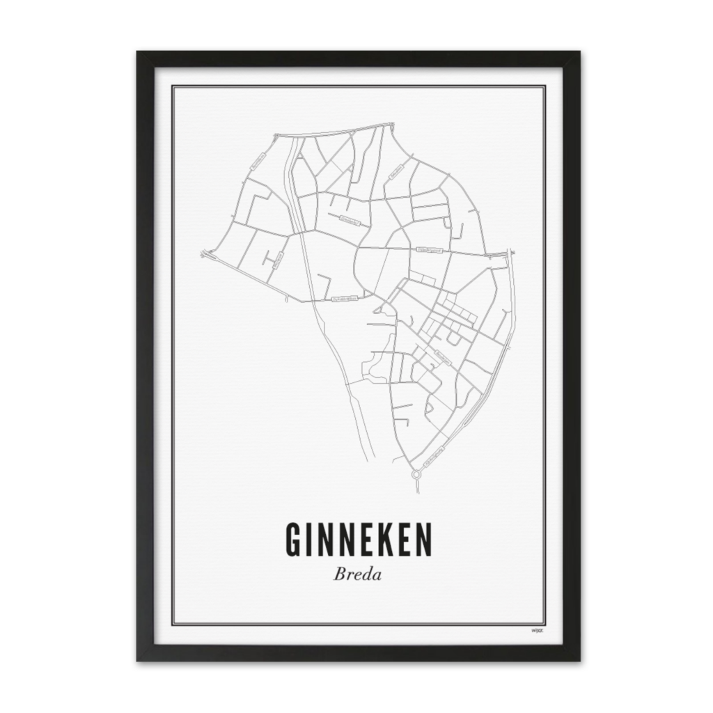 Poster van Breda - Ginneken | WIJCK. 