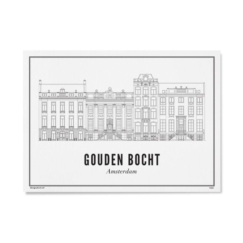 Poster von Amsterdam - Gouden Bocht | WIJCK.