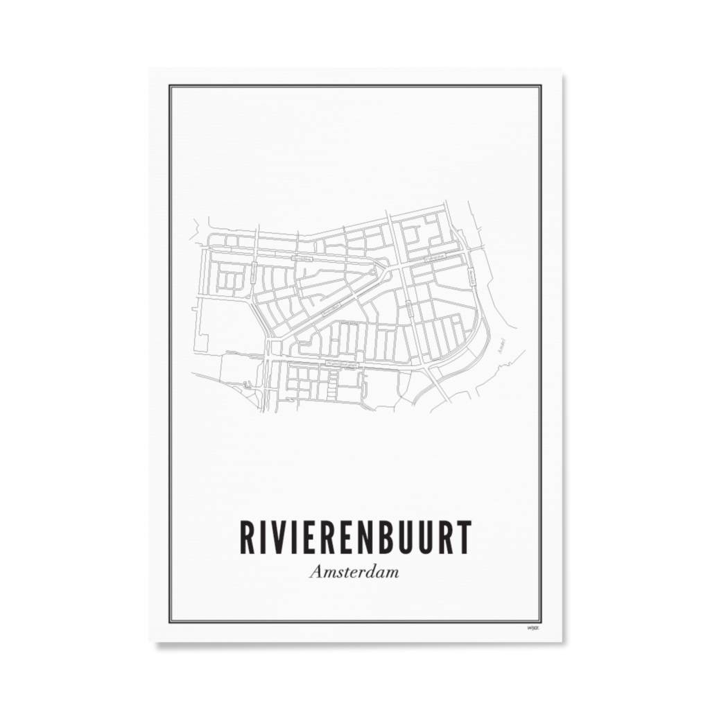Affiches de Amsterdam - Rivierenbuurt | WIJCK.