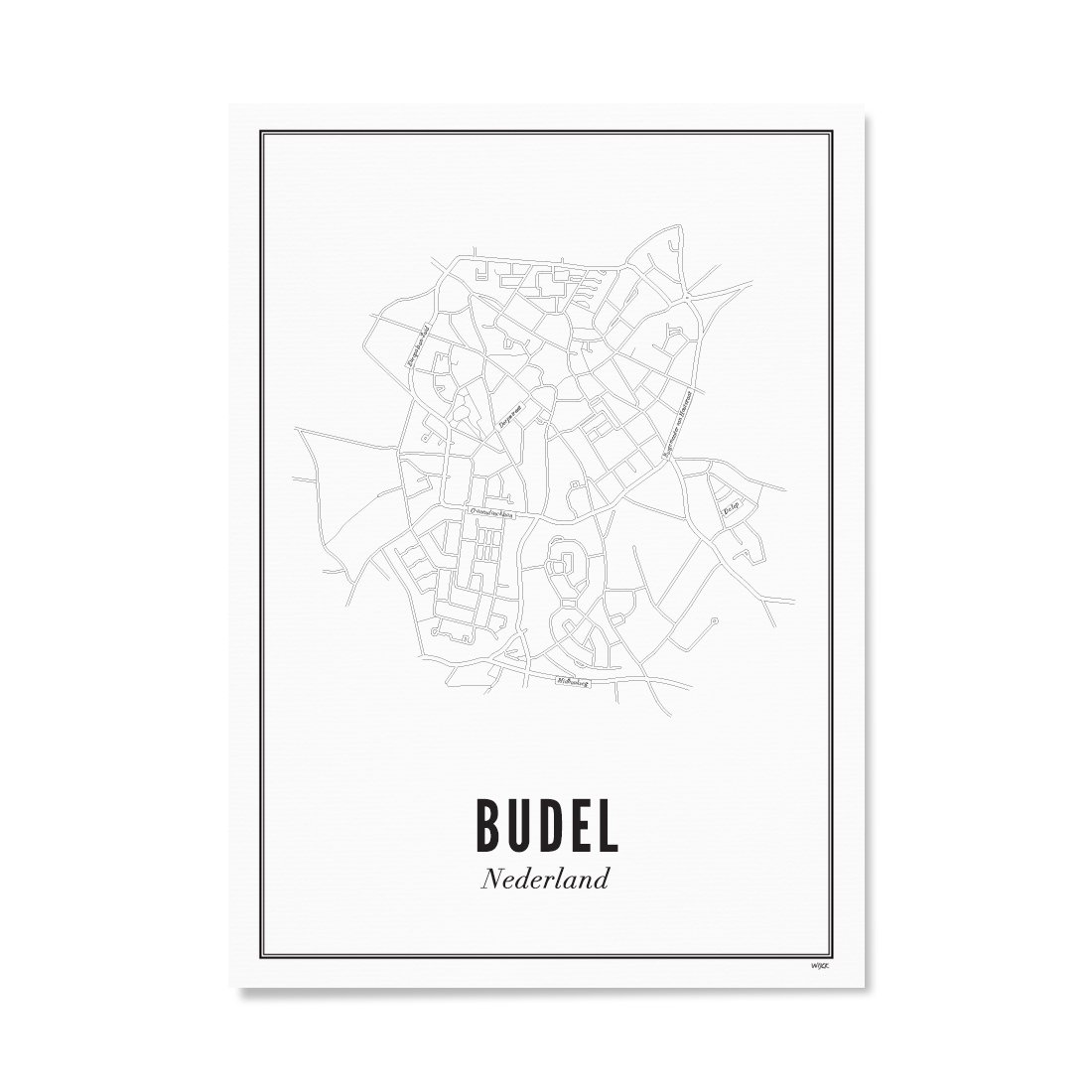 Poster von City - Budel | WIJCK.