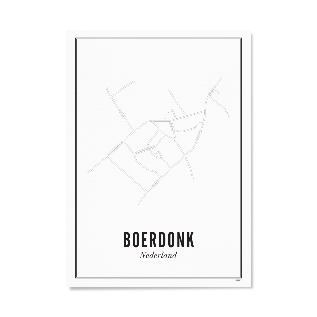 Poster van Boerdonk | WIJCK. 