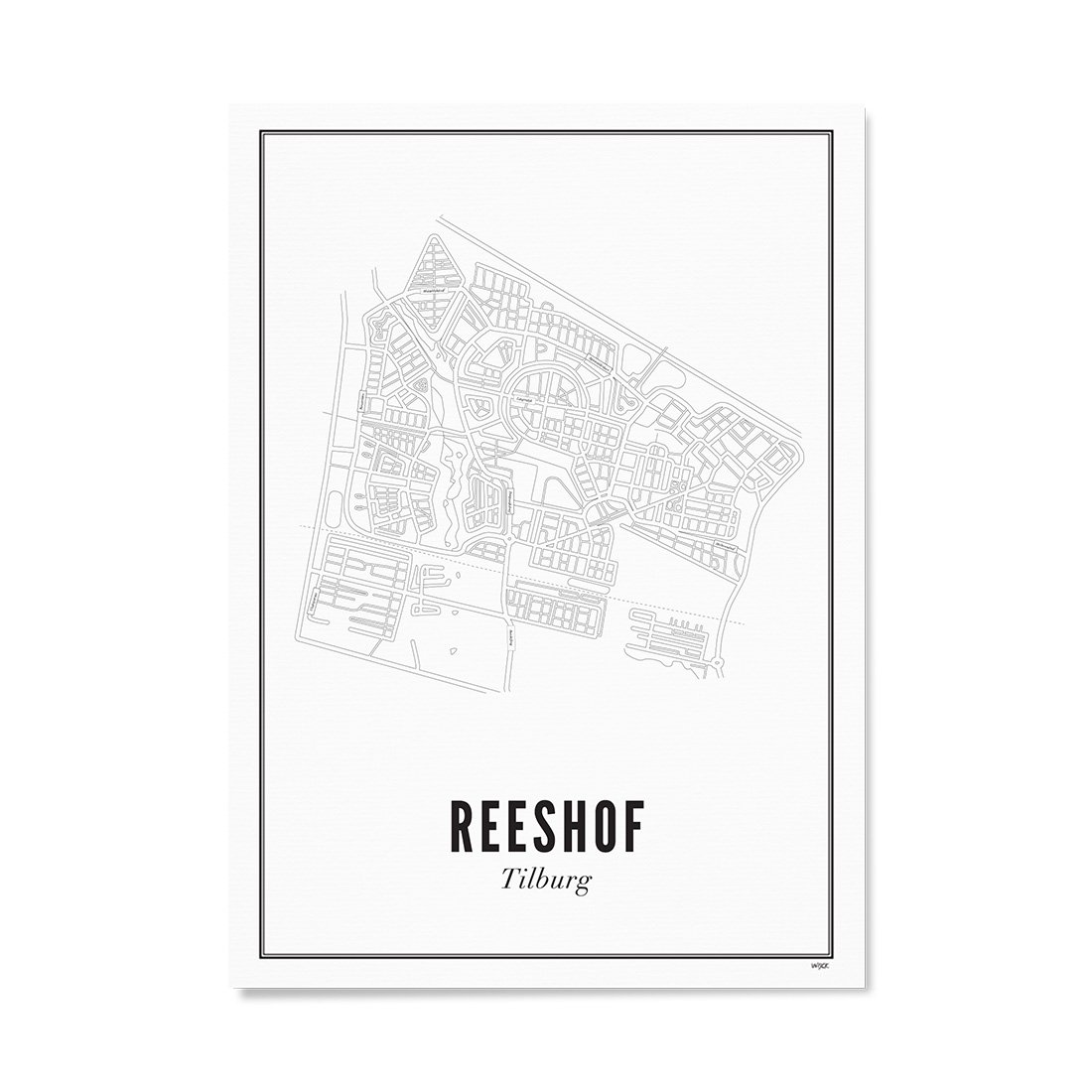 Affiches de Tilburg - Reeshof | WIJCK.