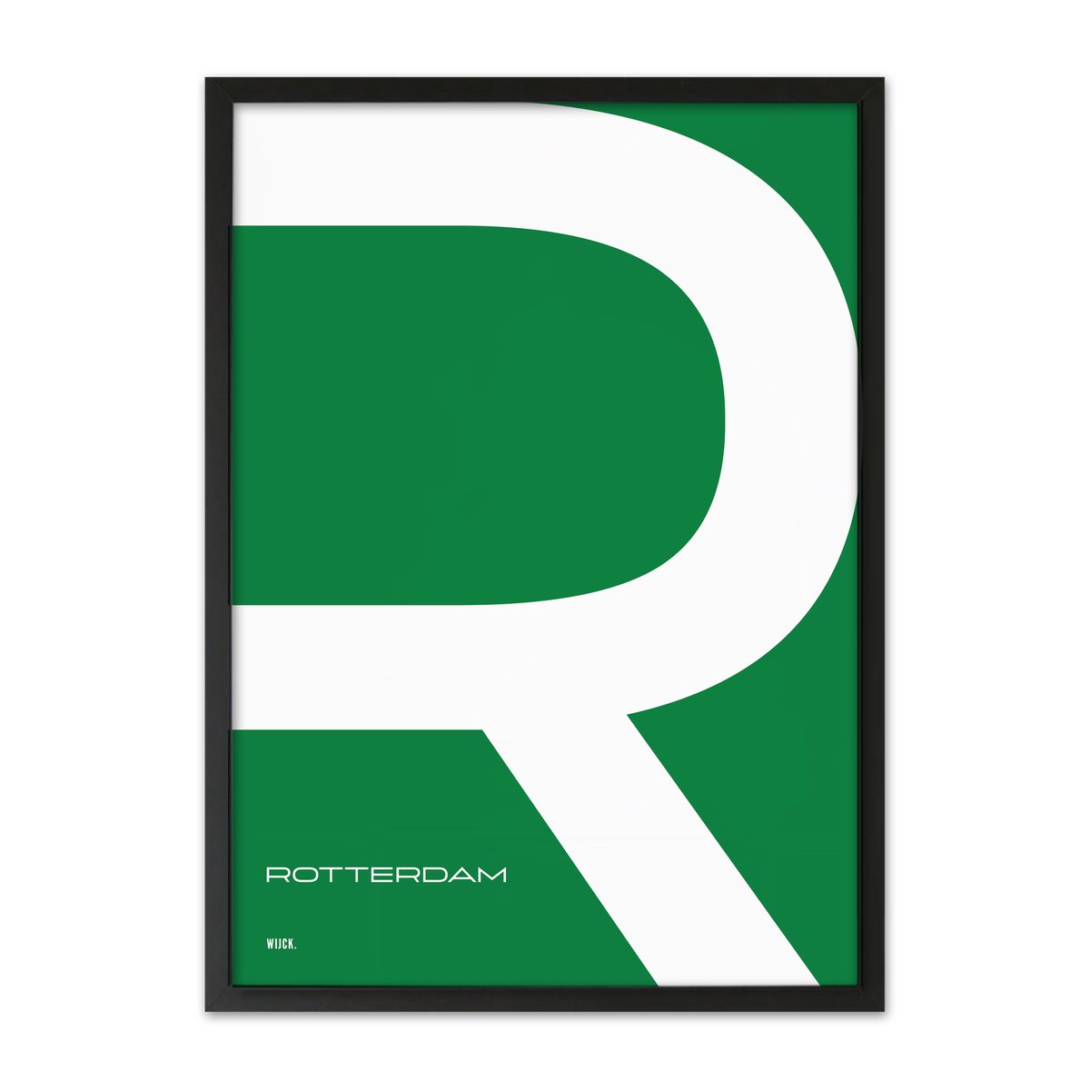 Poster of R from Rotterdam | WIJCK.