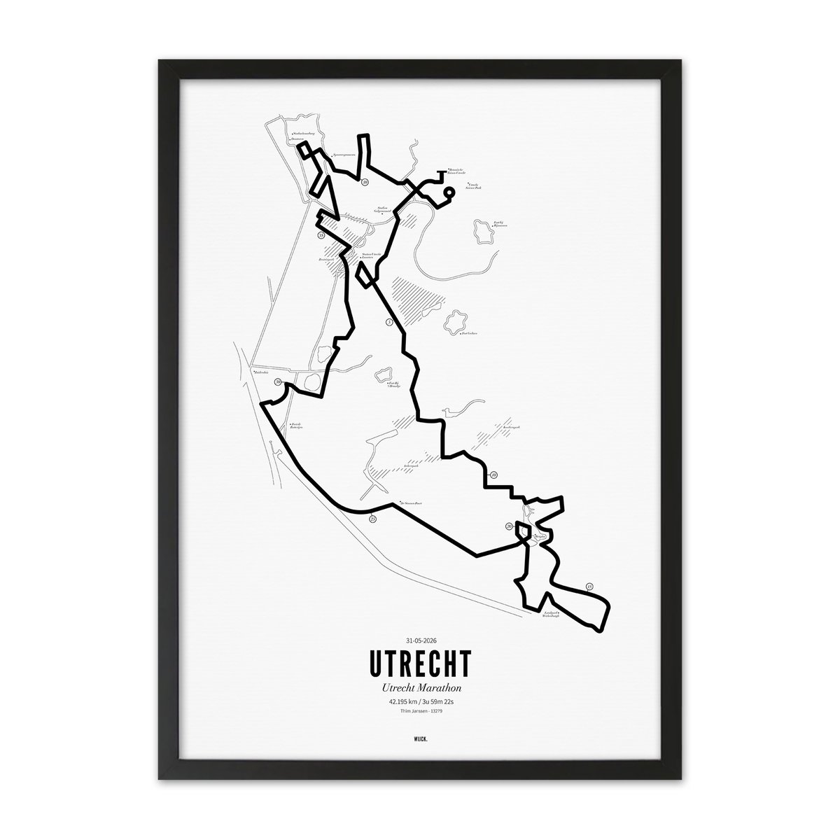 Affiches de Marathon Utrecht 2026 | WIJCK.