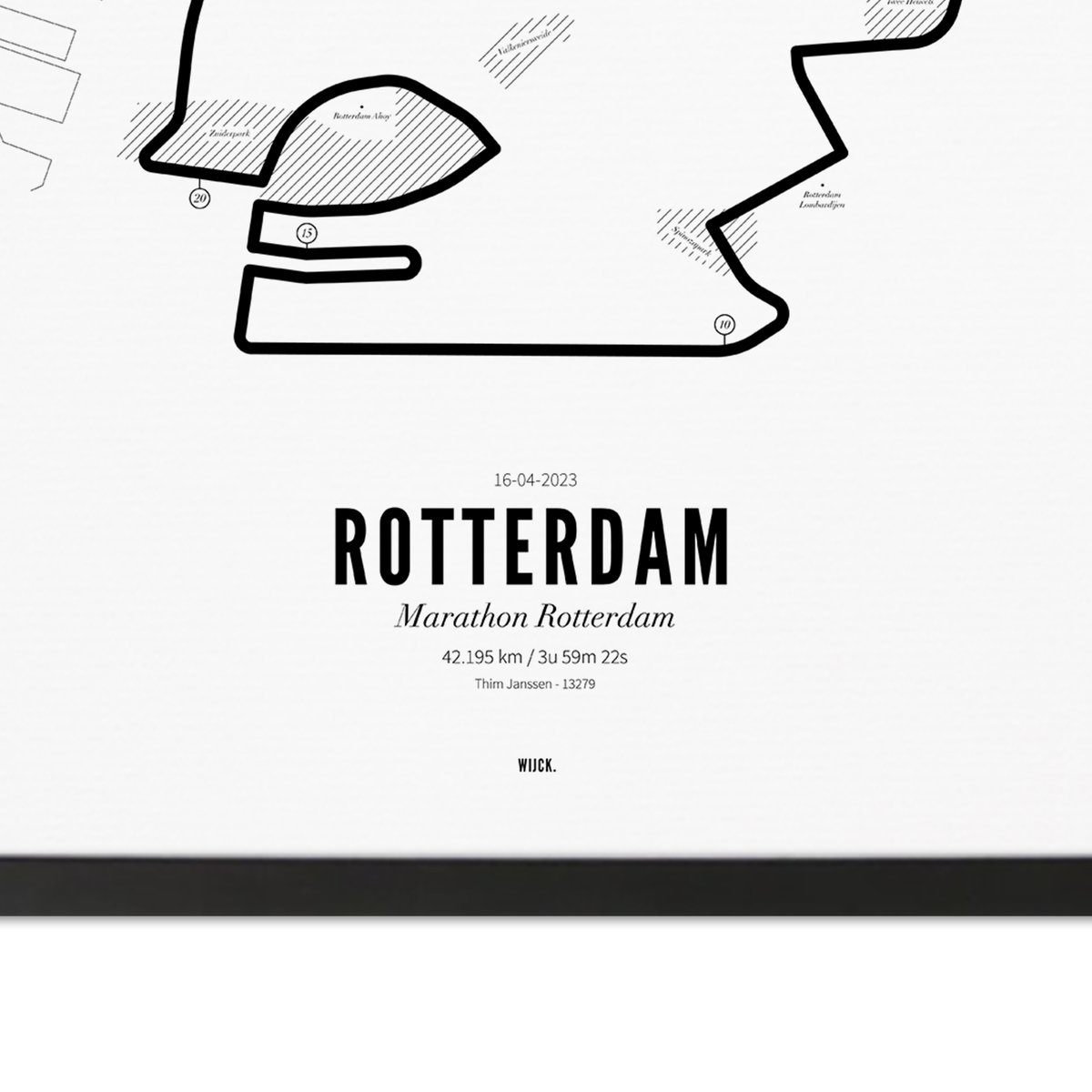 Affiches de Marathon Rotterdam 2023 | WIJCK.