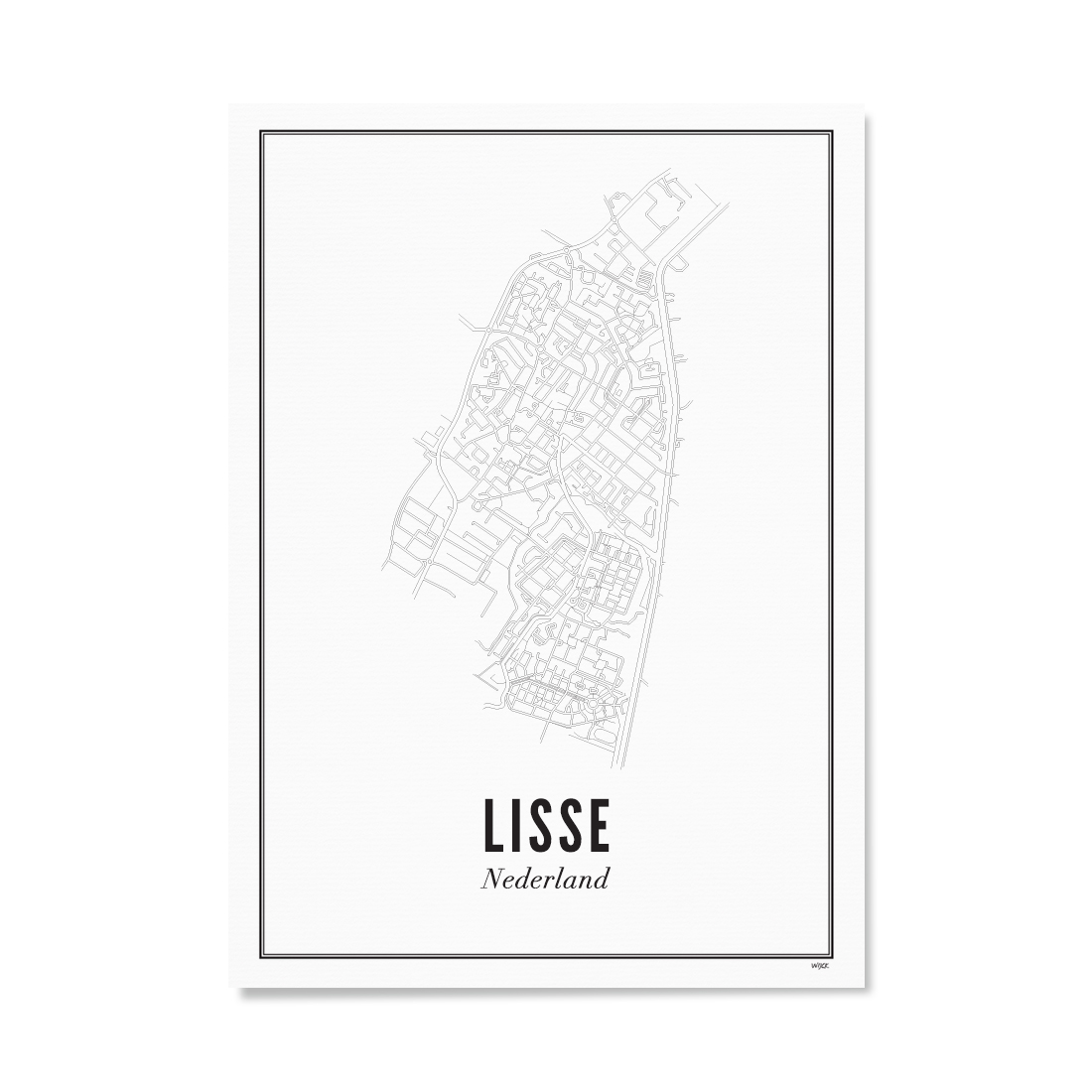 Poster van Lisse - Stad | WIJCK. 