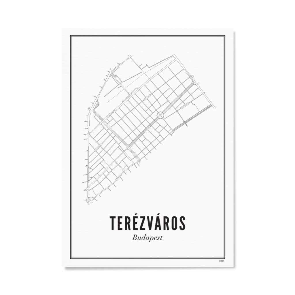 Poster of Budapest - Terézváros | WIJCK.