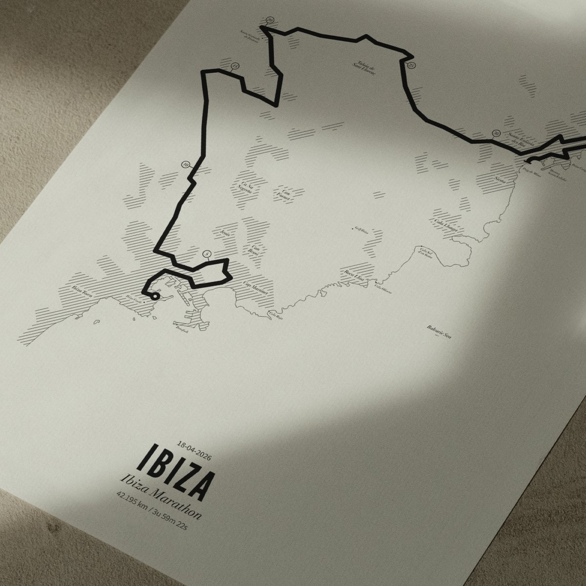 Poster von Marathon Ibiza 2026 | WIJCK.