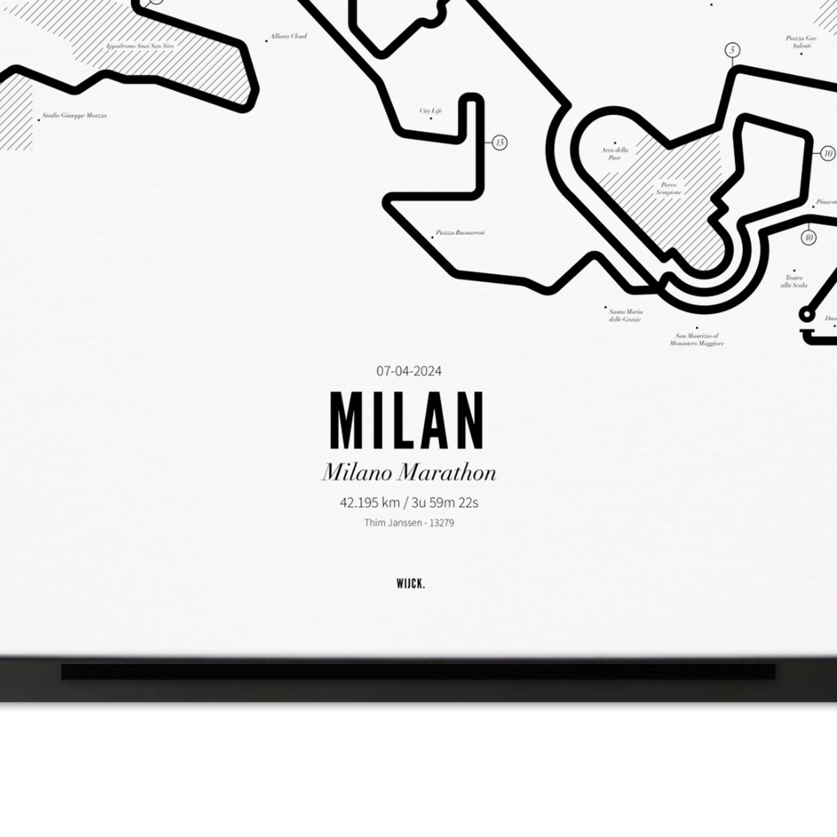 Poster of Marathon Milan 2024 | WIJCK.