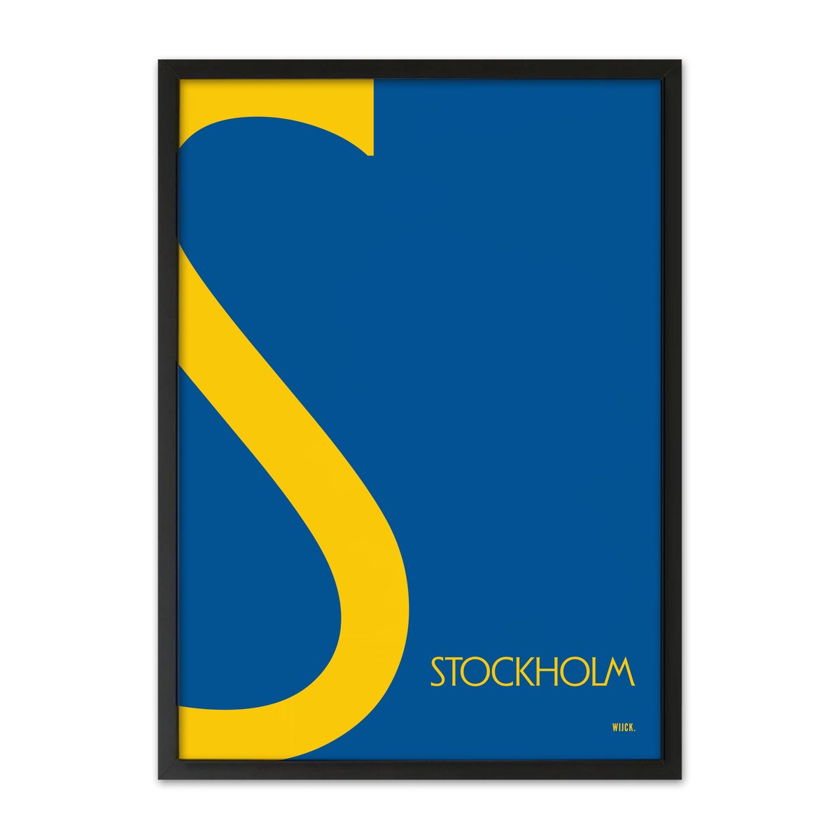 Poster van S van Stockholm | WIJCK.