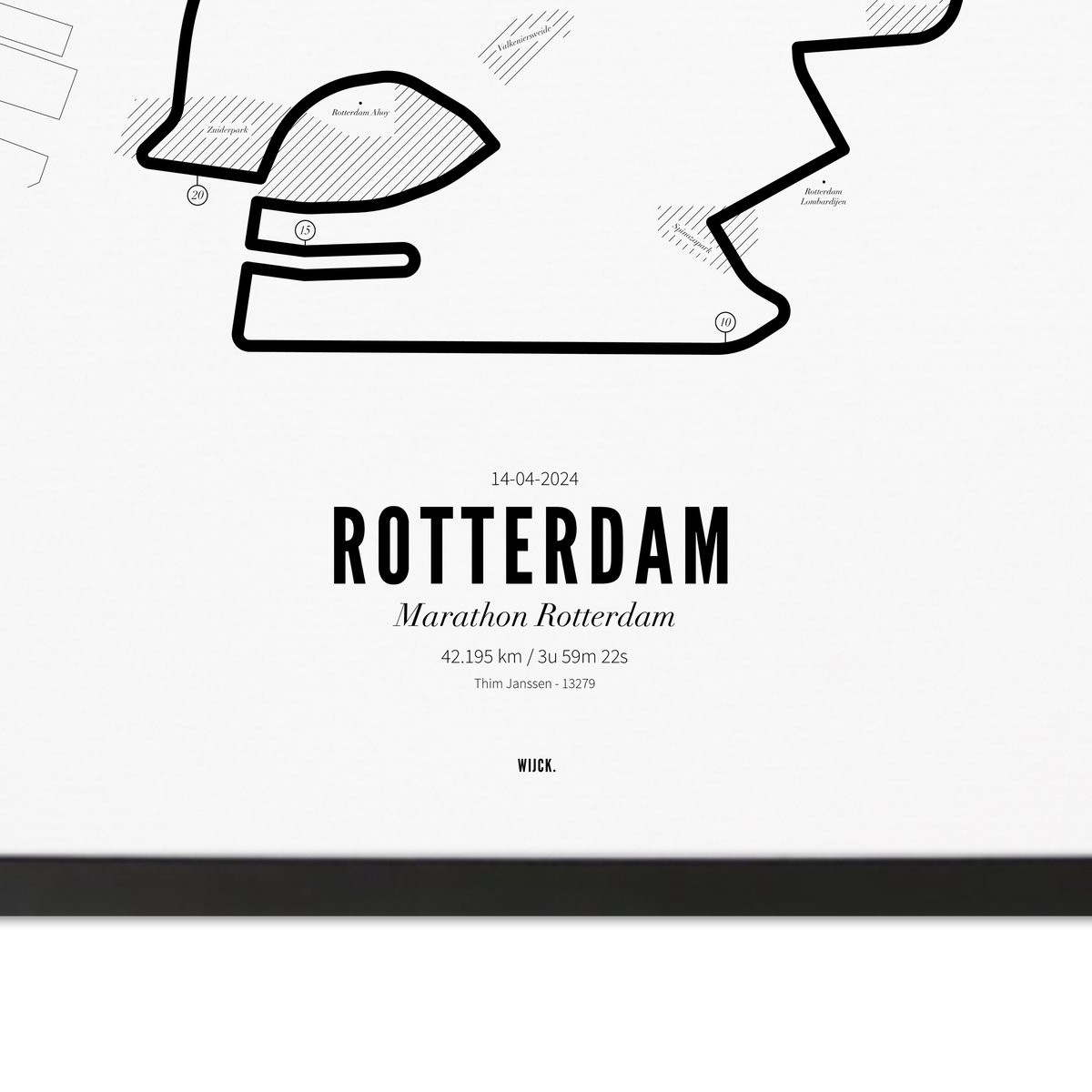 Affiches de Marathon Rotterdam 2024 | WIJCK.