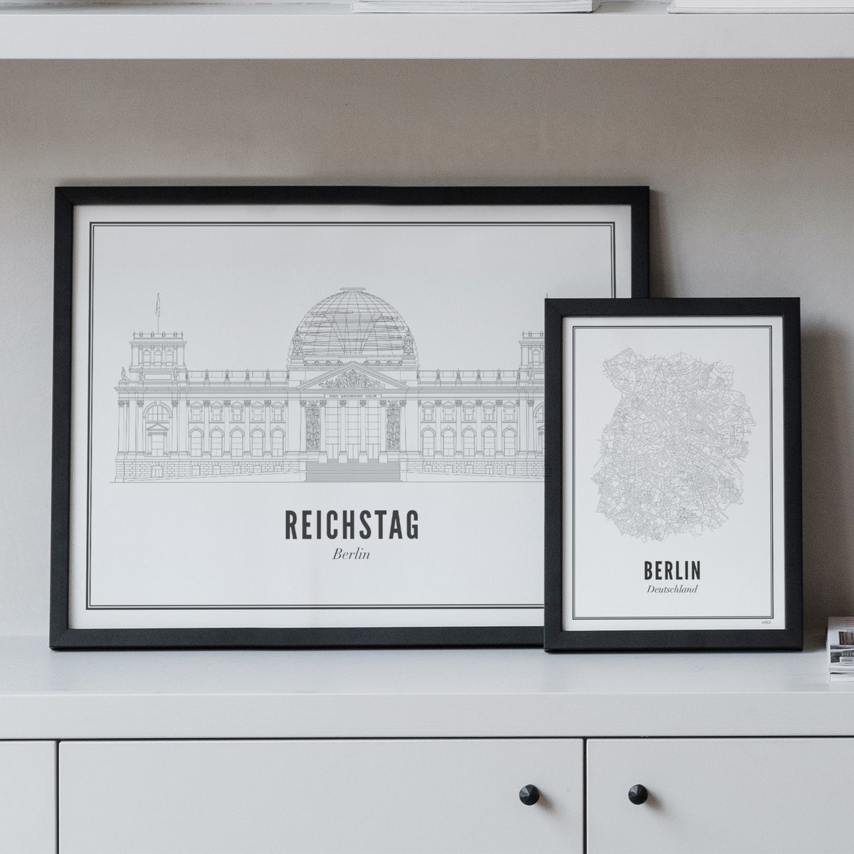 Poster van Berlijn - Reichstag | WIJCK. 