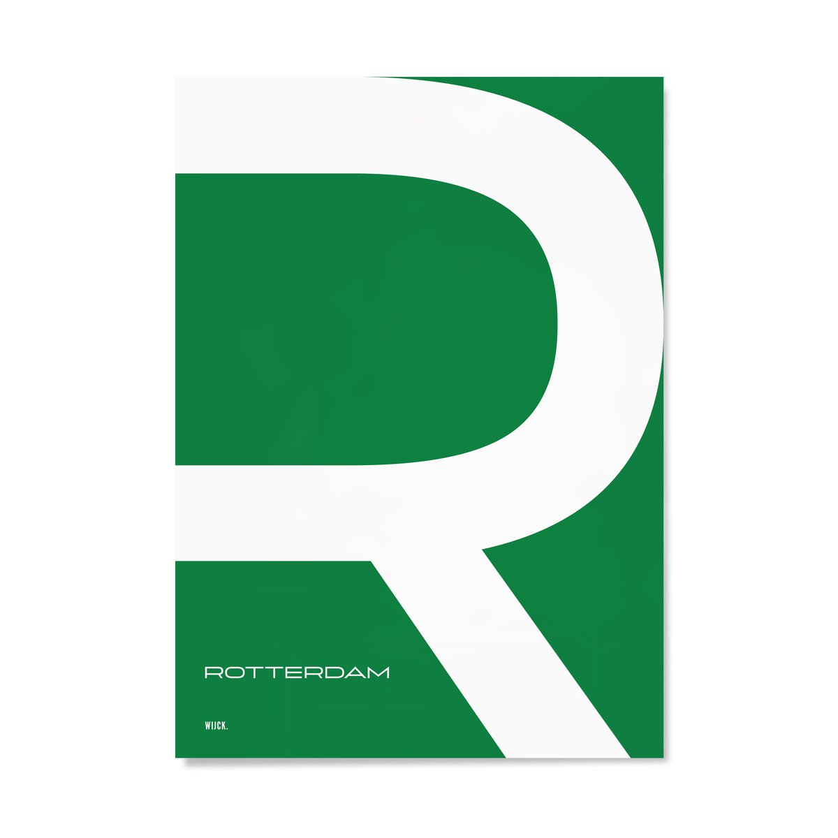 Poster of R from Rotterdam | WIJCK.