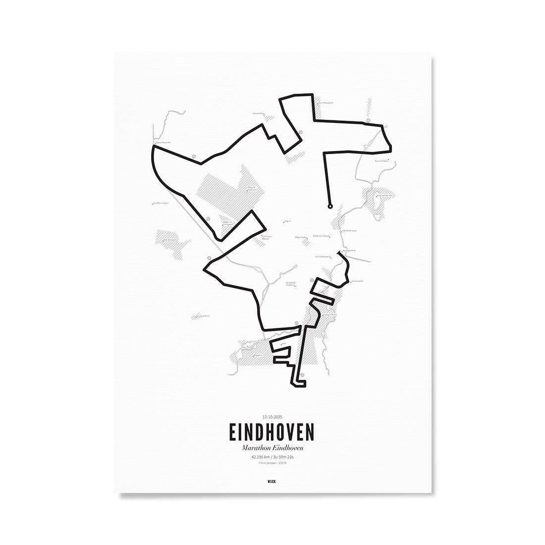 Poster van Marathon Eindhoven 2025 | WIJCK. 