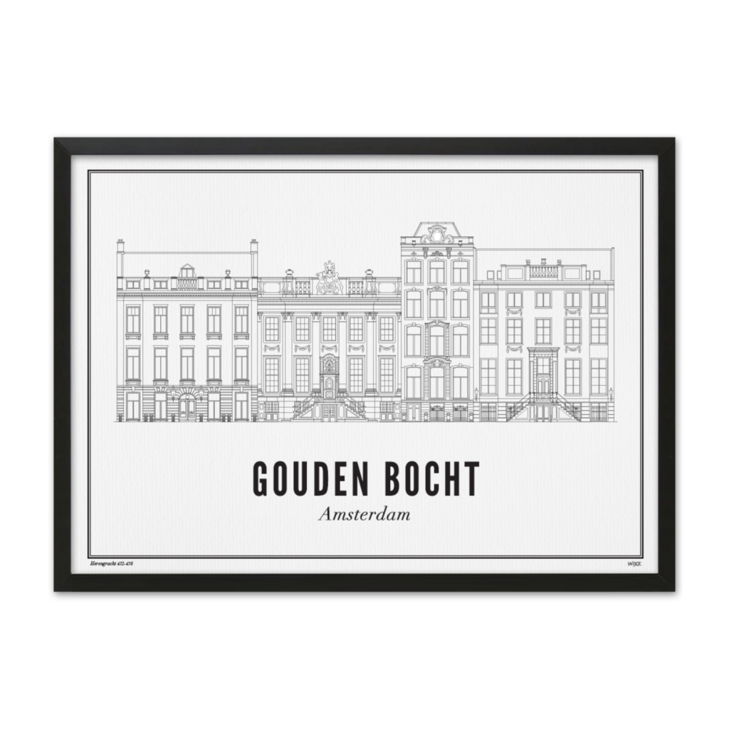 Poster von Amsterdam - Gouden Bocht | WIJCK.