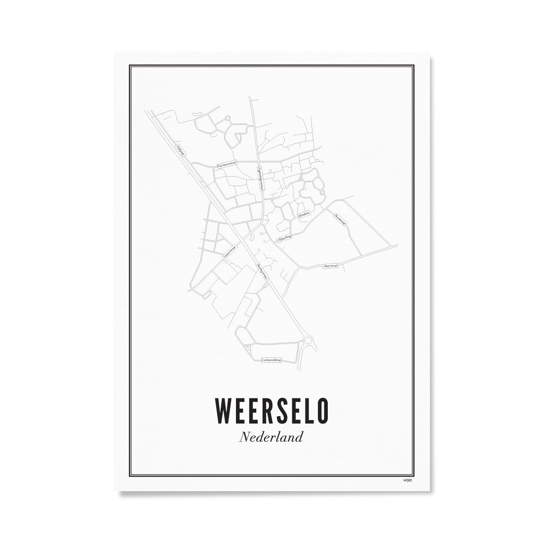 Poster van Weerselo | WIJCK. 