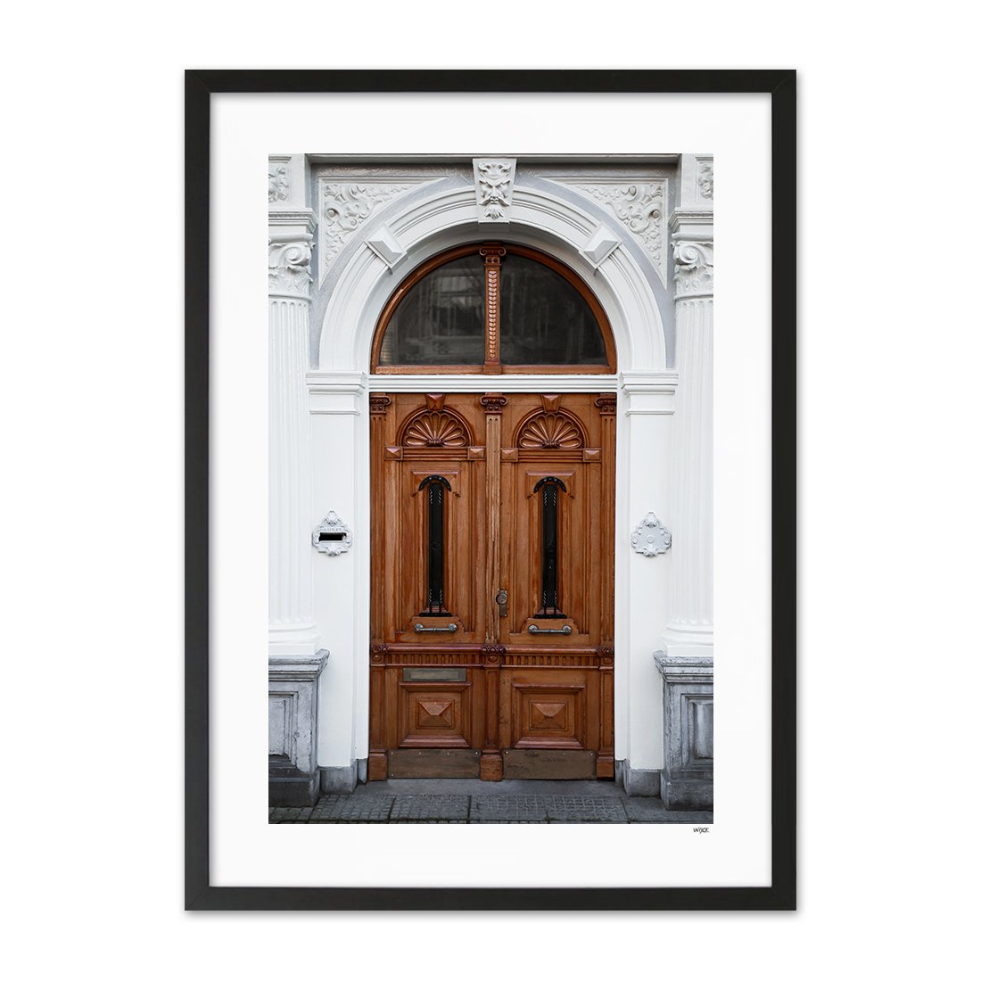 Poster van Amsterdam - Grachtenhuis | WIJCK.