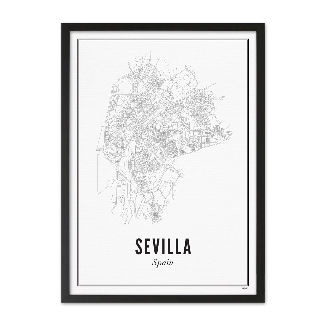 Poster van Sevilla - Stad | WIJCK. 