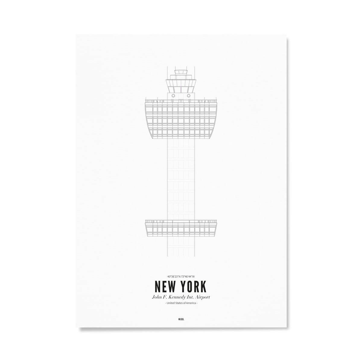 Affiches de Aéroport de JFK | WIJCK.