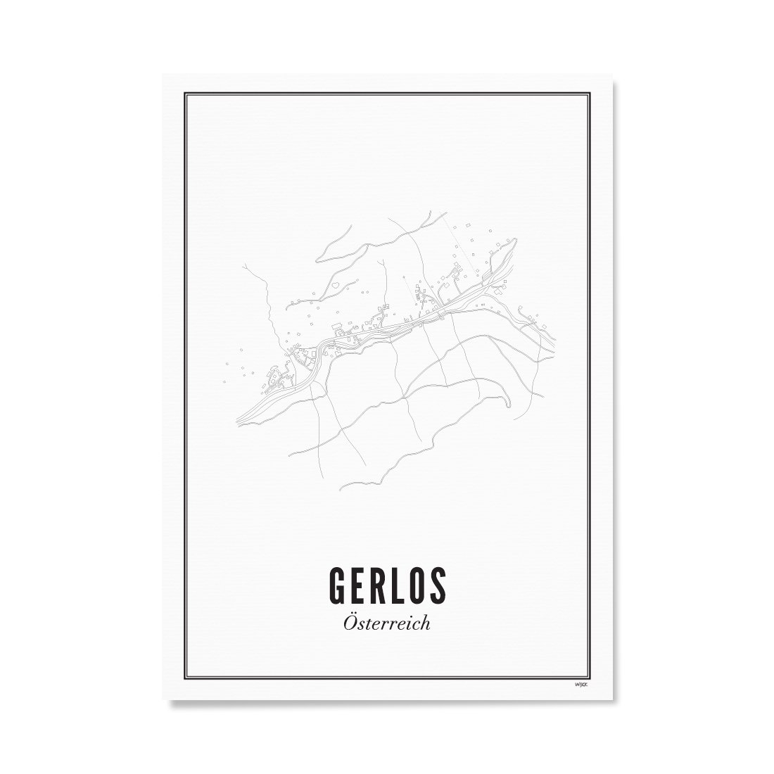 Poster van Gerlos | WIJCK. 