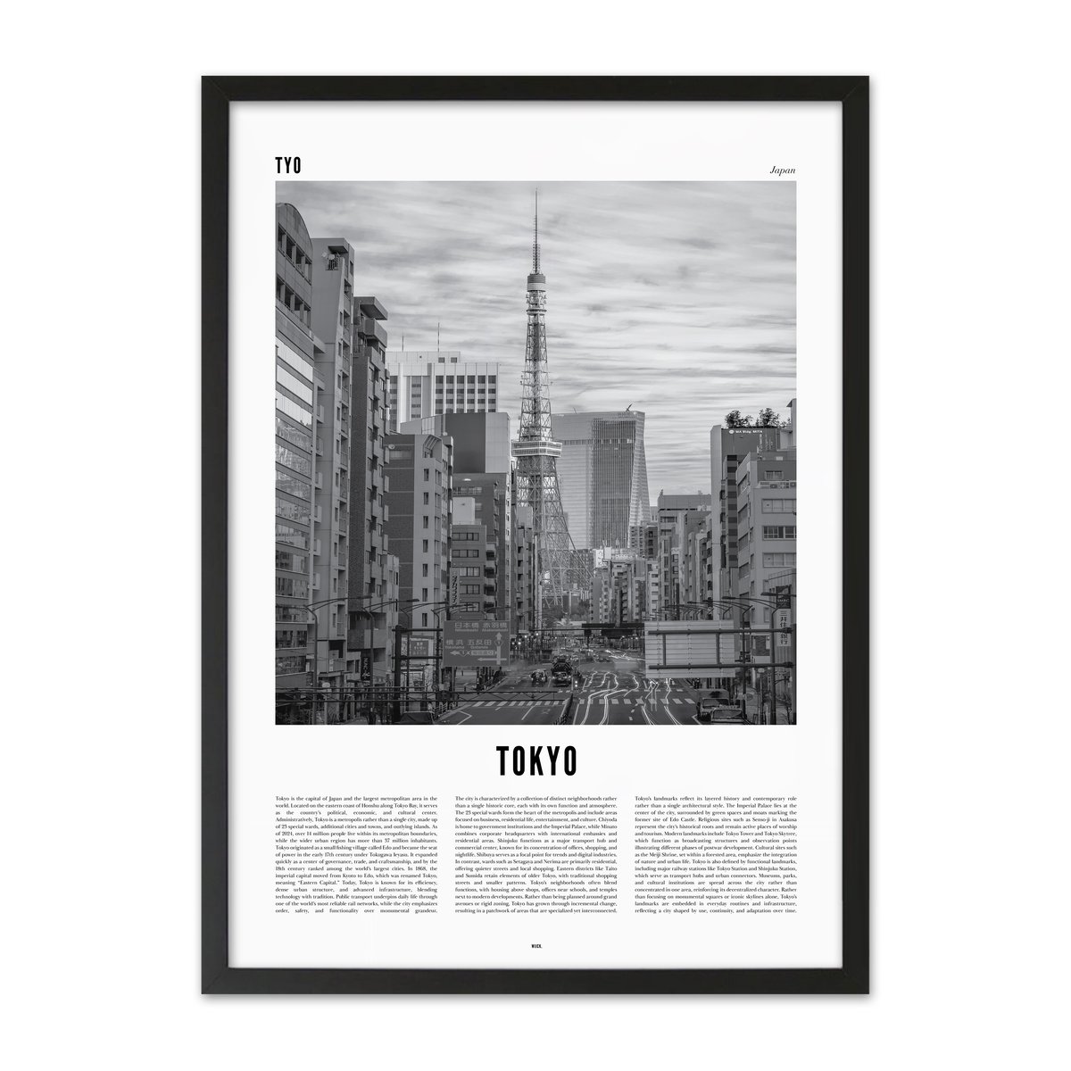 Poster of Tokyo | WIJCK.