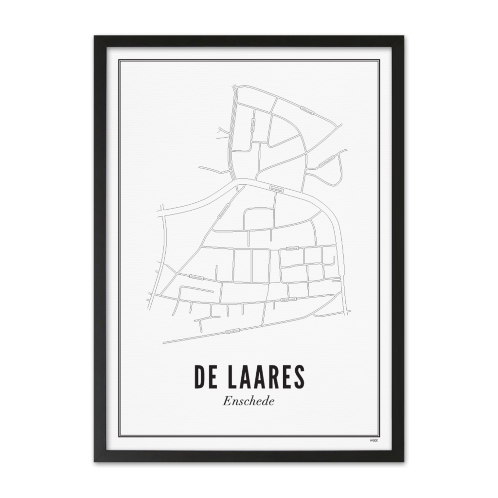 Poster of Enschede - De Laares | WIJCK.