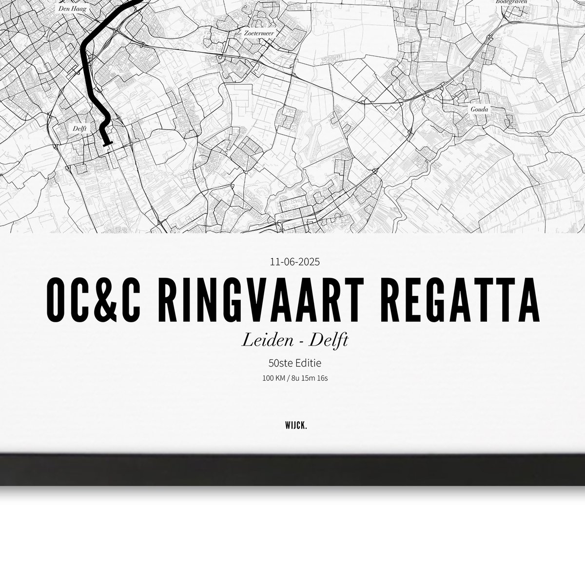 Poster van Ringvaart Regatta | WIJCK. 