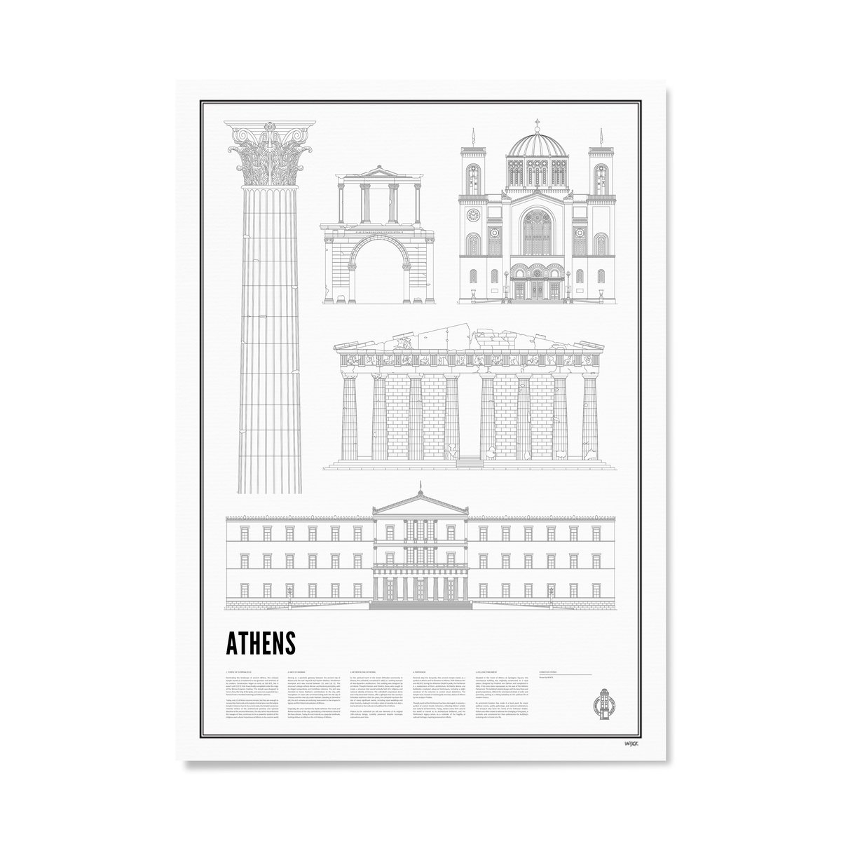 Affiches de Iconics of Athens | WIJCK.