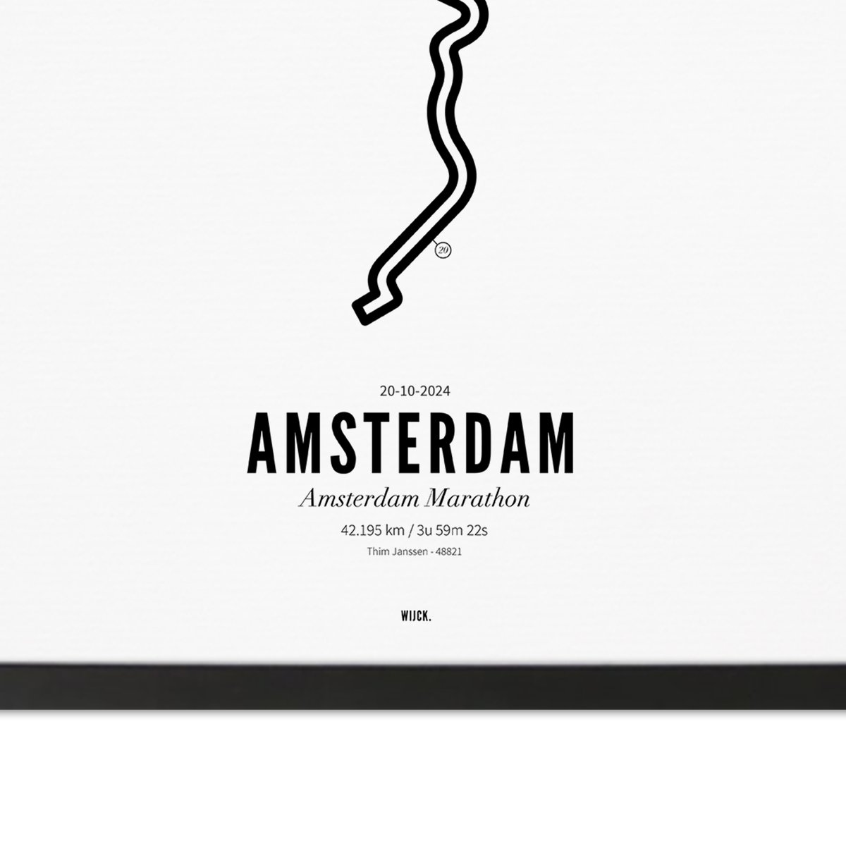 Affiches de Marathon Amsterdam 2024 | WIJCK.