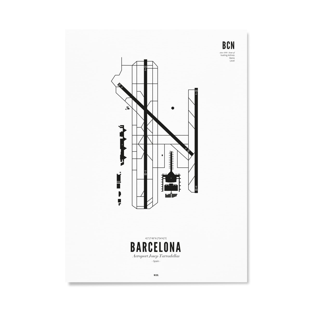 Affiches de Aéroport Barcelone | WIJCK.