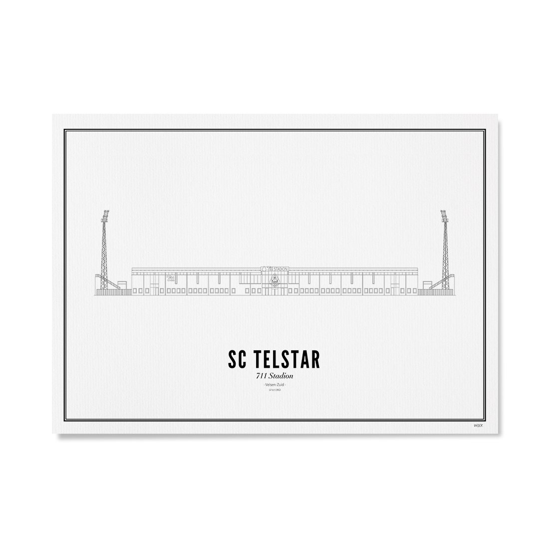Poster van 711 Stadion | WIJCK. 