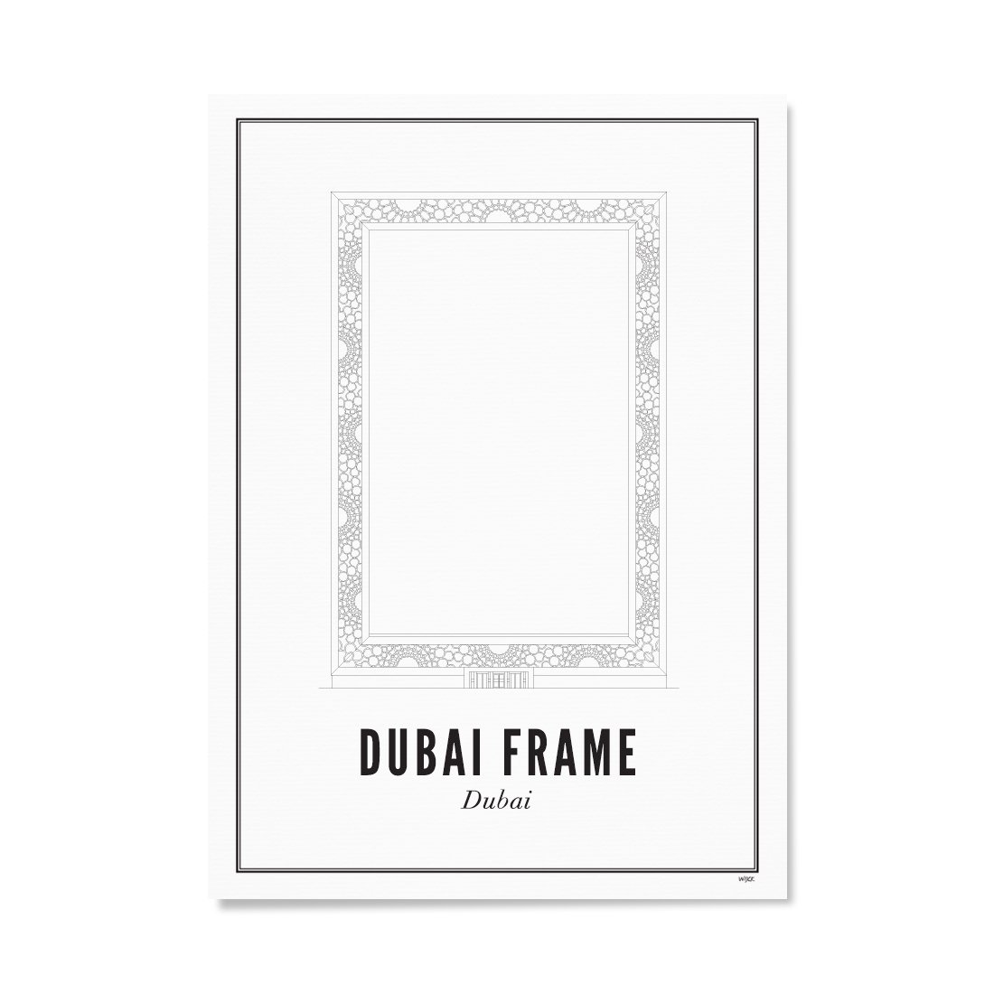 Poster of Dubai Frame | WIJCK.