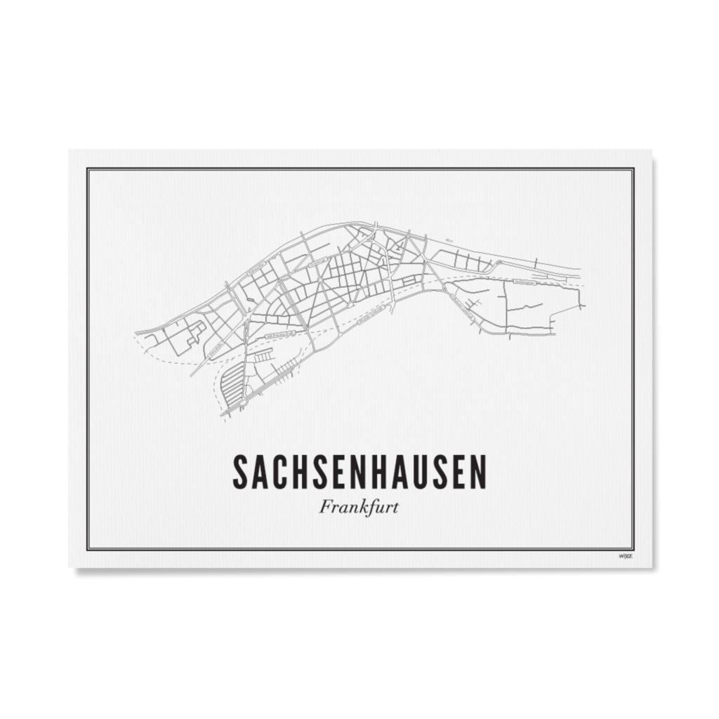 Poster of Frankfurt - Sachsenhausen | WIJCK.