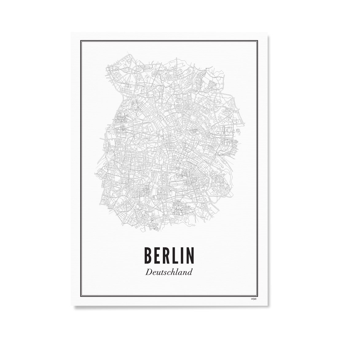 Poster of Berlin - Stadt | WIJCK.