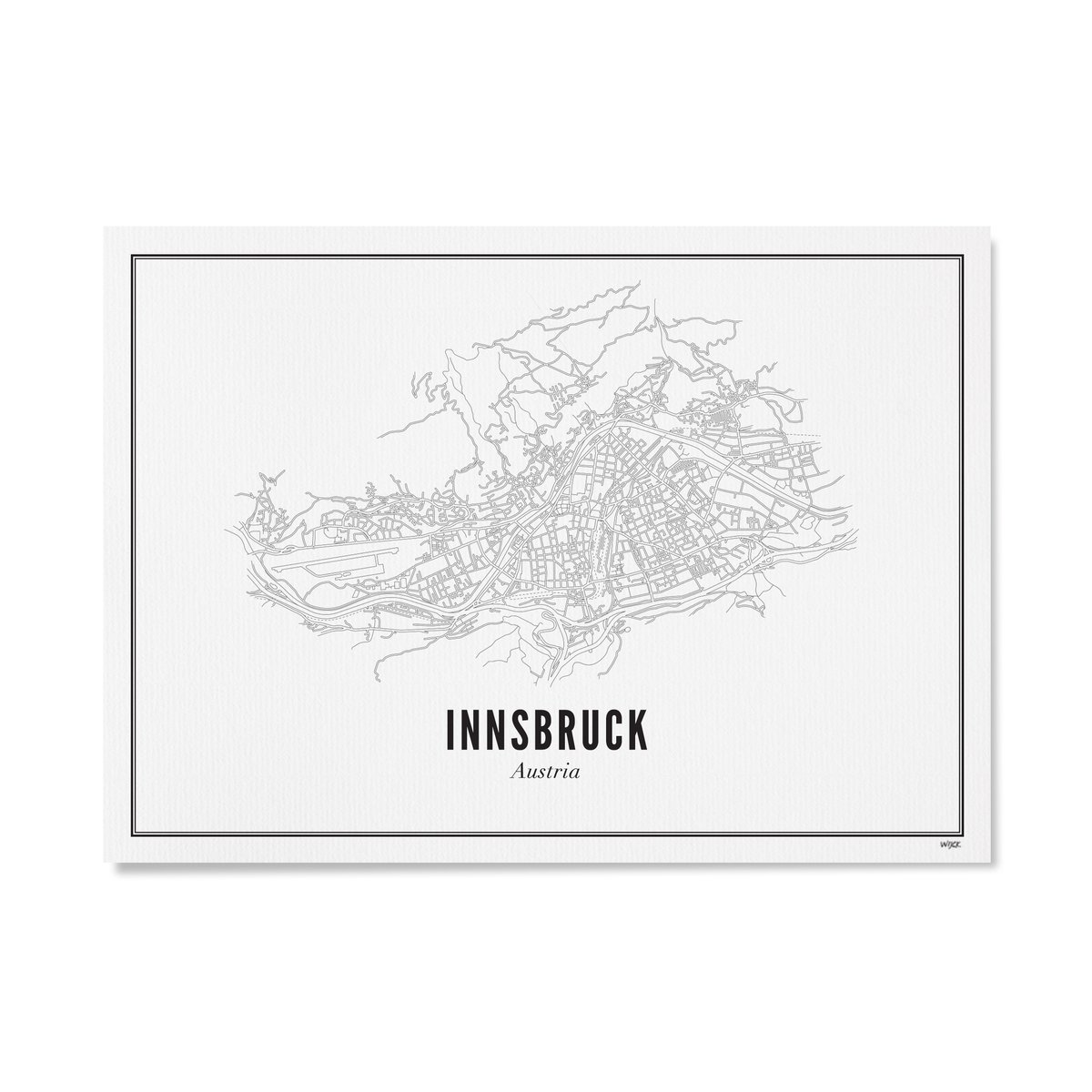 Poster of Innsbruck - City | WIJCK.
