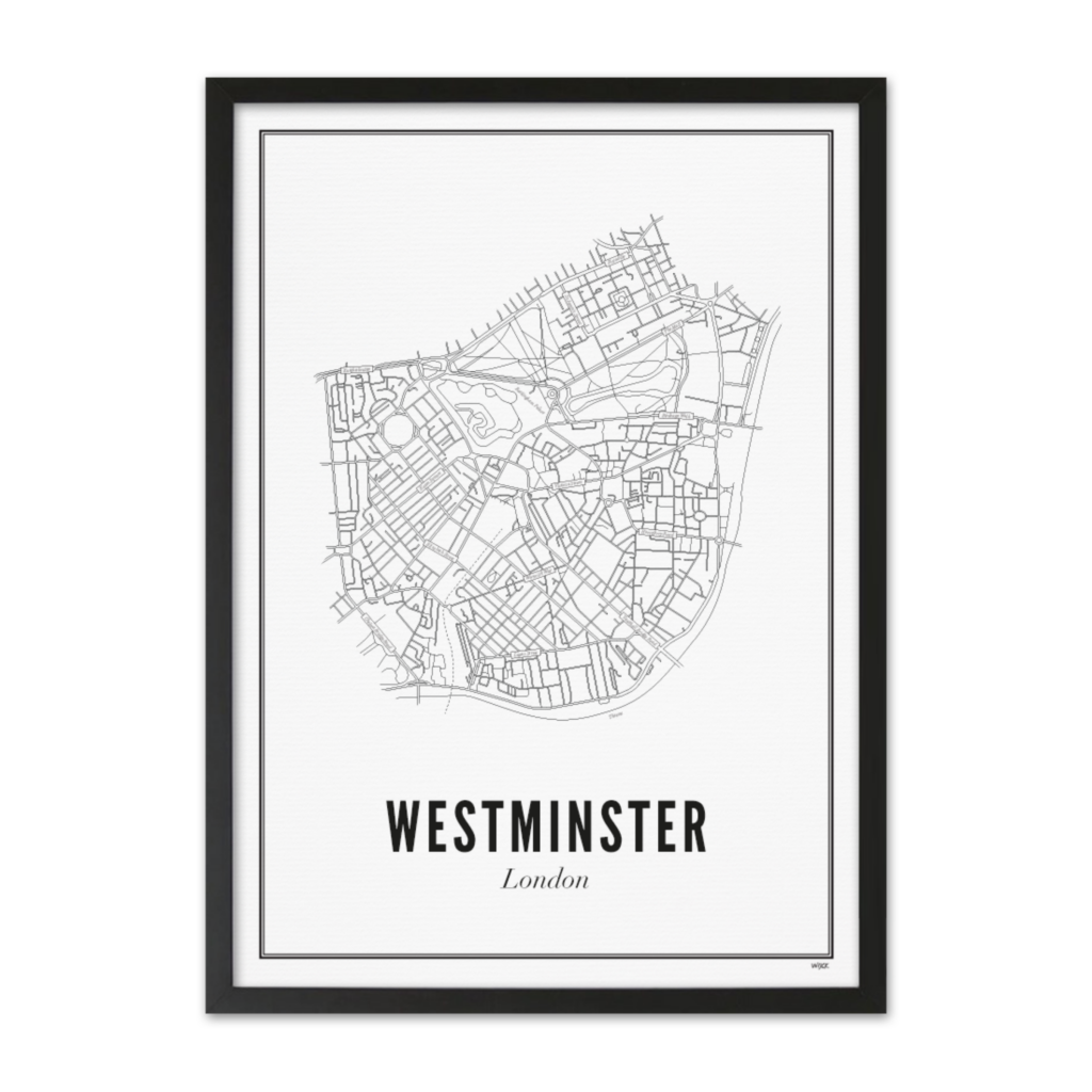 Poster von London - Westminster | WIJCK.