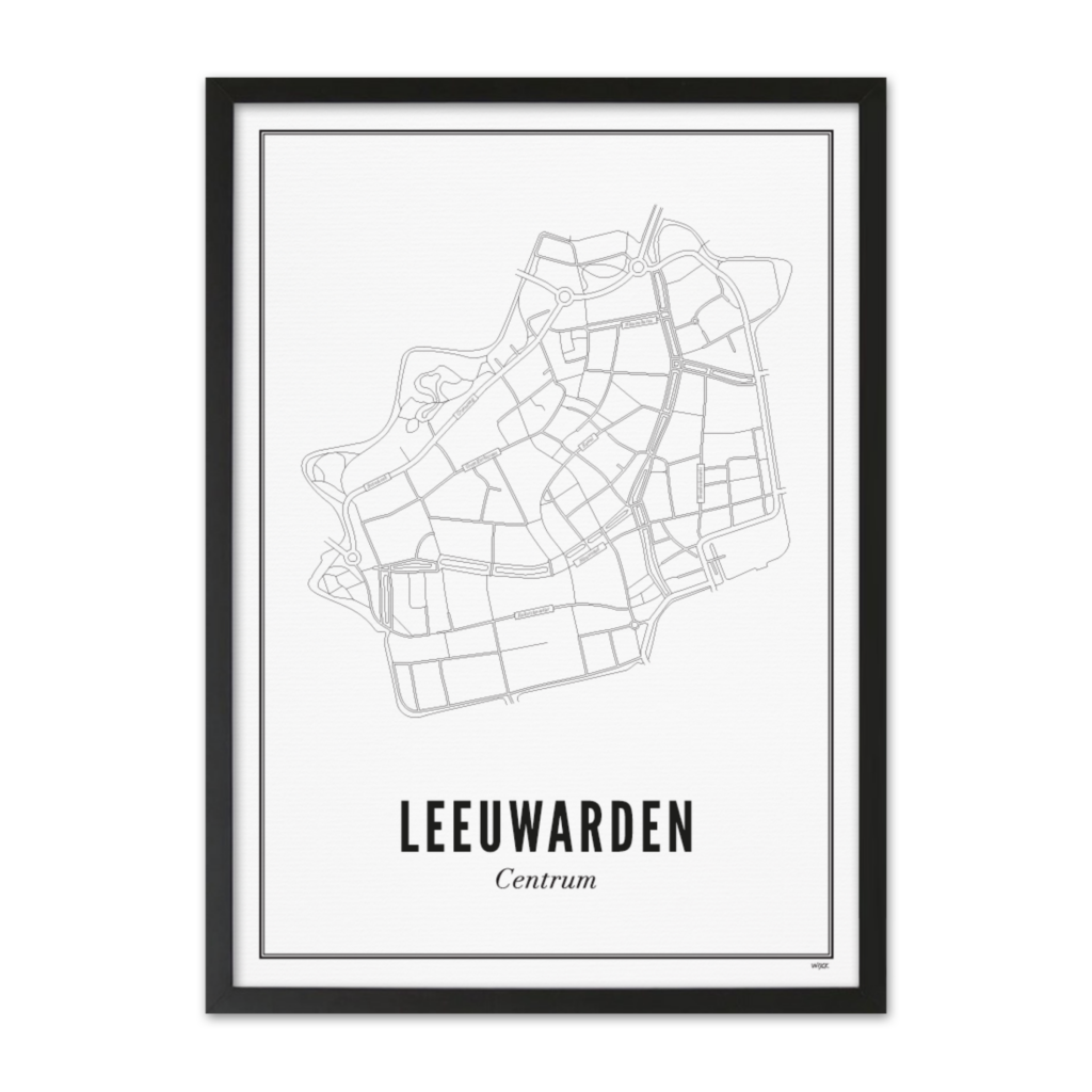 Poster von Leeuwarden - Centre | WIJCK.