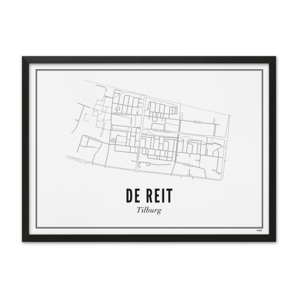 Poster van Tilburg - De Reit | WIJCK. 