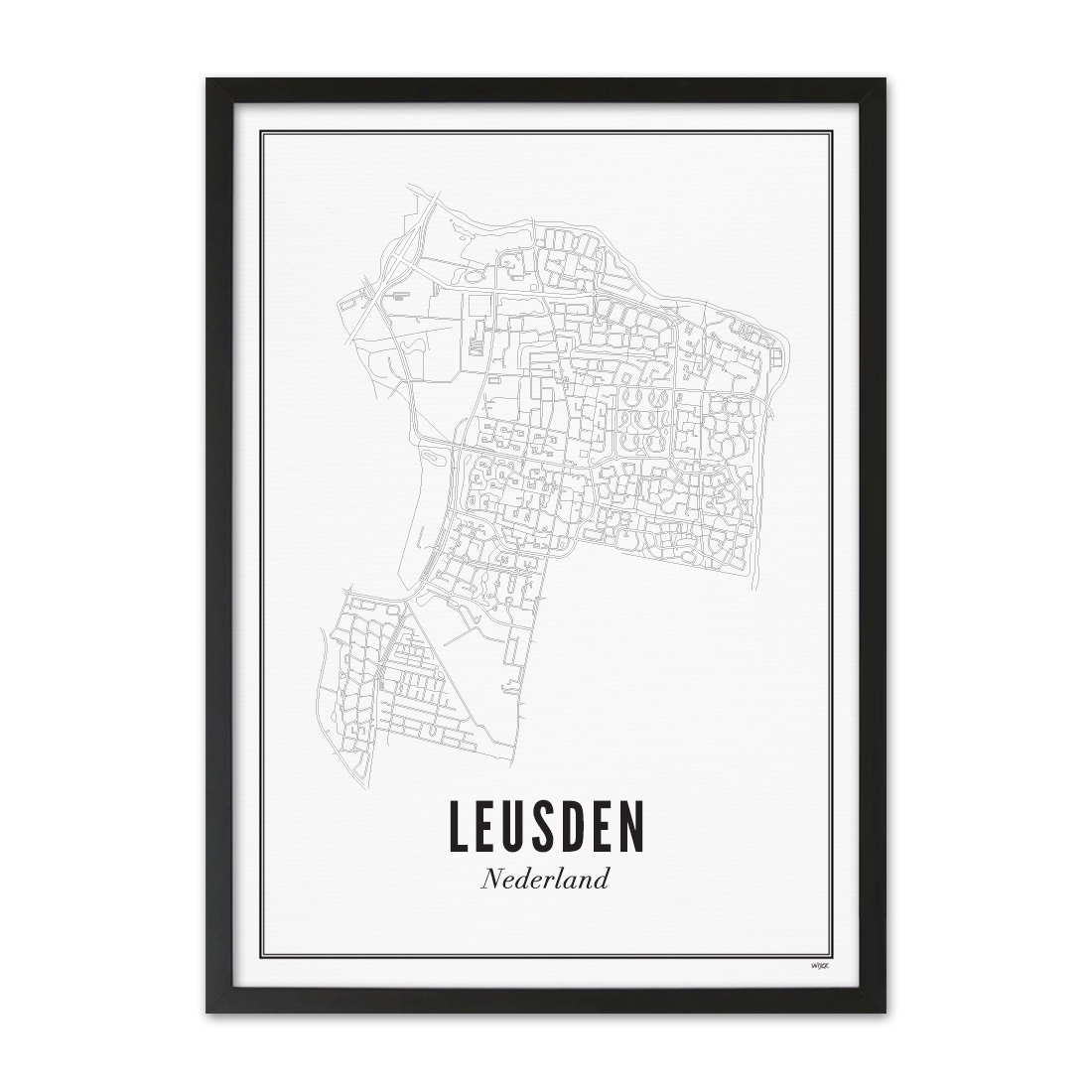 Poster von Leusden - Stad  | WIJCK.