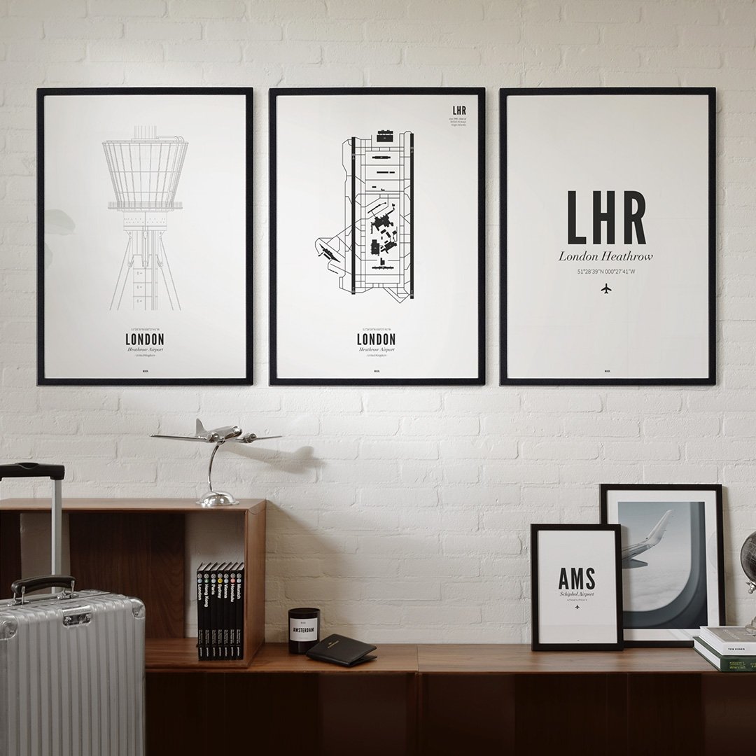 Poster van London Heathrow Airport | WIJCK. 