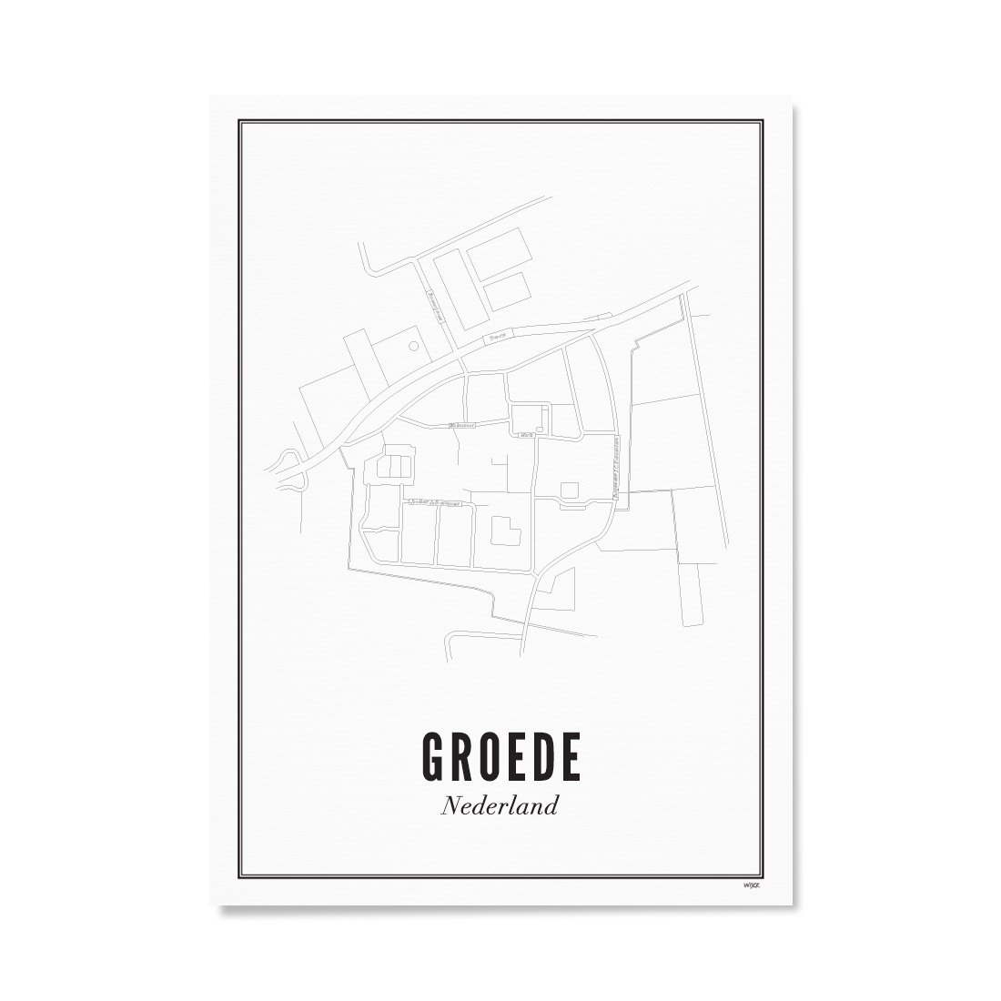 Poster of Groede - City | WIJCK.