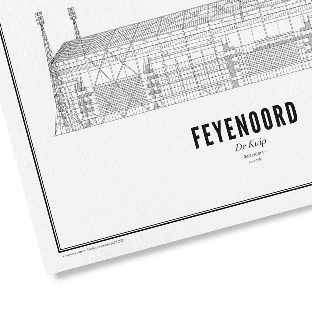 Feyenoord De Kuip - Championship Edition 2022-2023 | WIJCK.