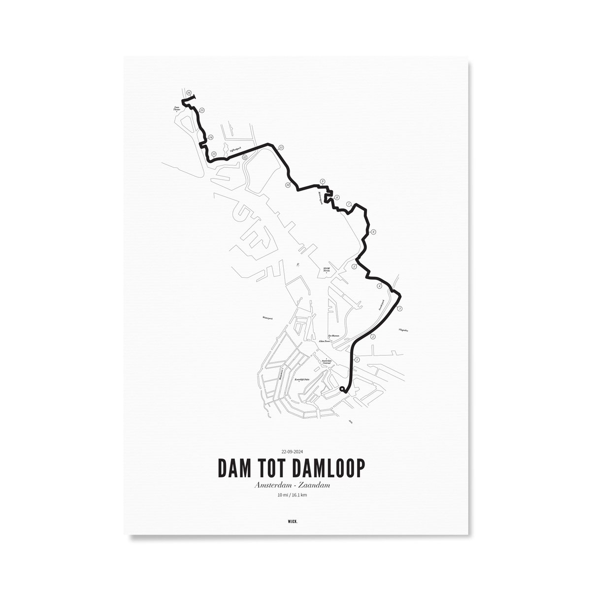 Affiche Dam tot Damloop | WIJCK.