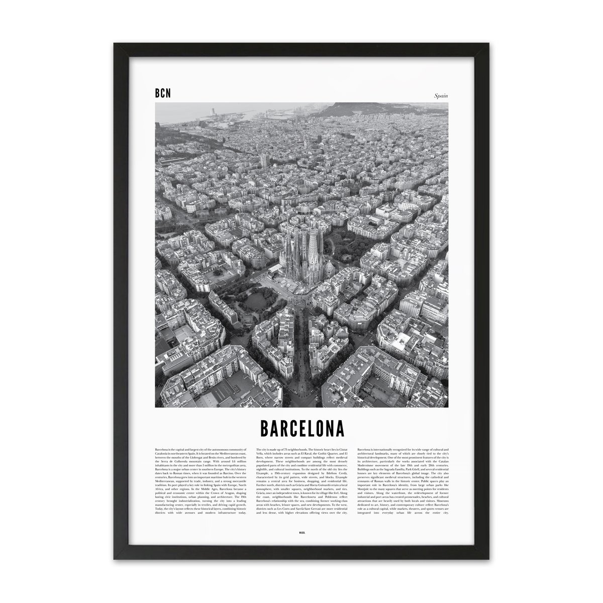 Poster of Barcelona | WIJCK.