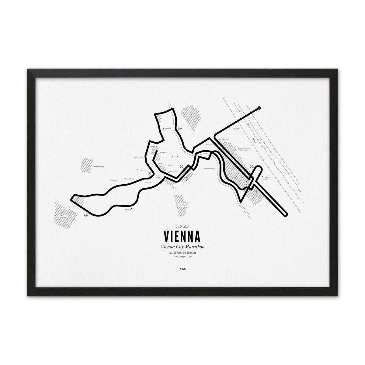 Poster von Marathon Vienna 2024 | WIJCK.