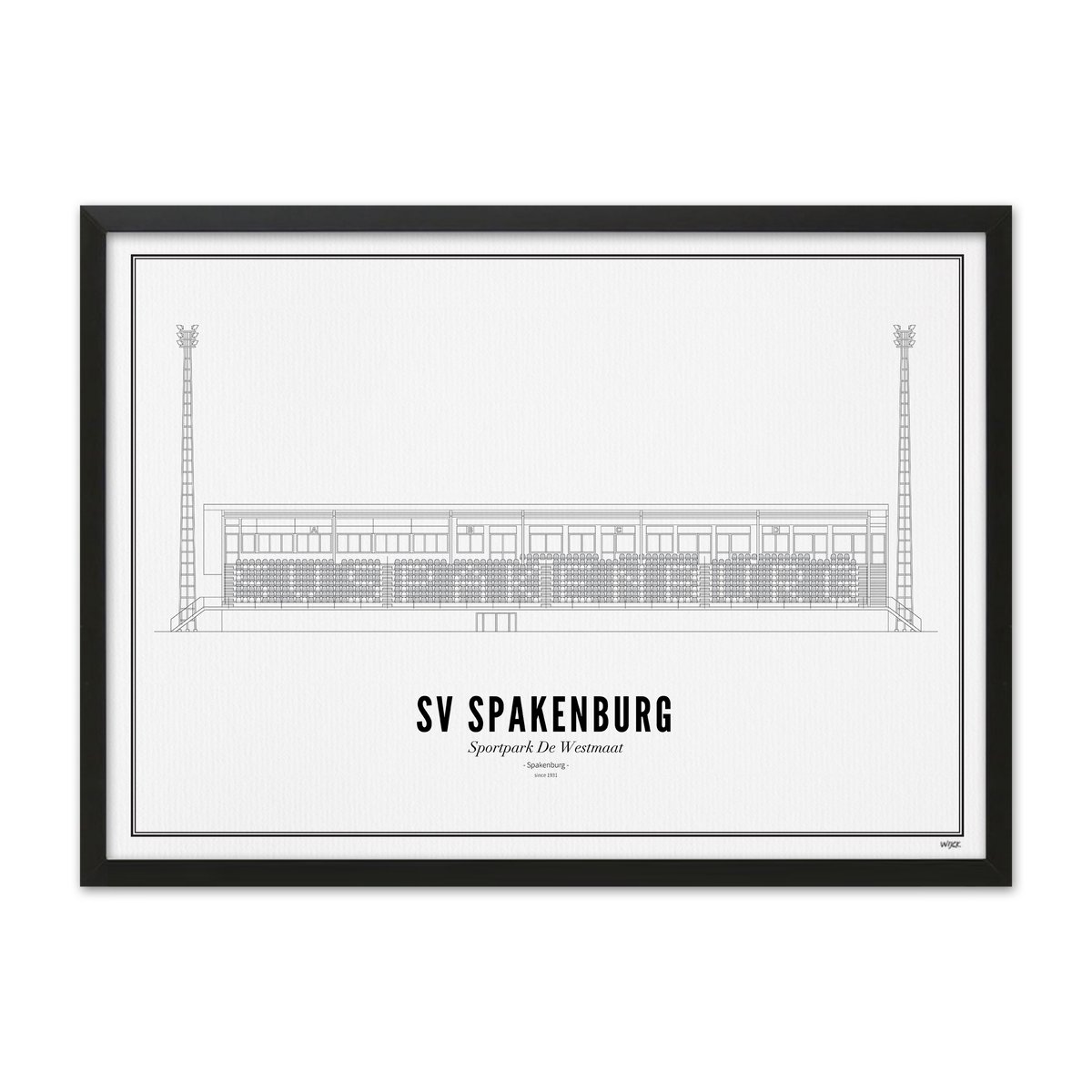 Poster van SV Spakenburg | WIJCK. 