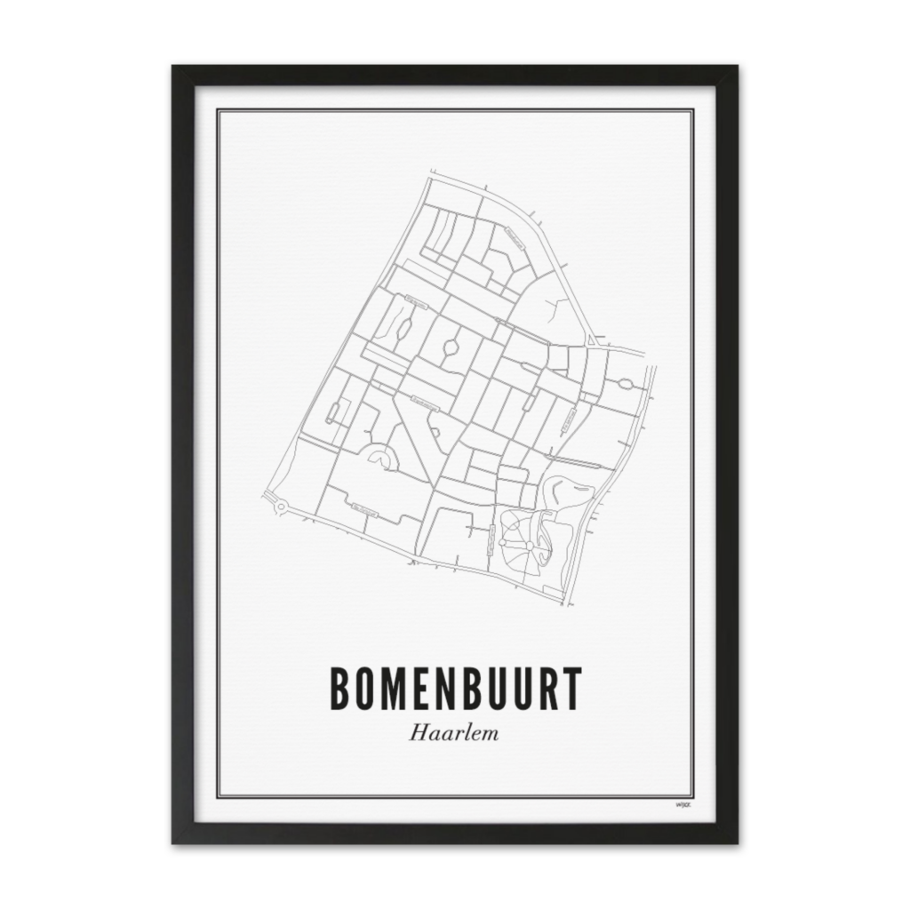 Affiches de Haarlem - Bomenbuurt | WIJCK.